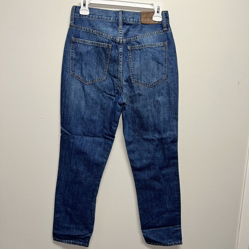 Madewell Jeans The Perfect Vintage AF692 Sz 26 Metallic Tuxedo Stripe High Rise - Picture 2 of 6